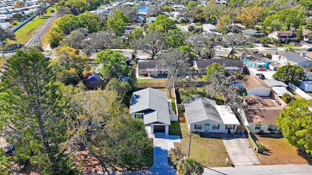 drone / aerial view featuring a residential view