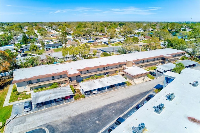 drone / aerial view featuring a residential view