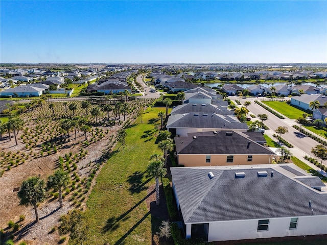 bird's eye view featuring a residential view