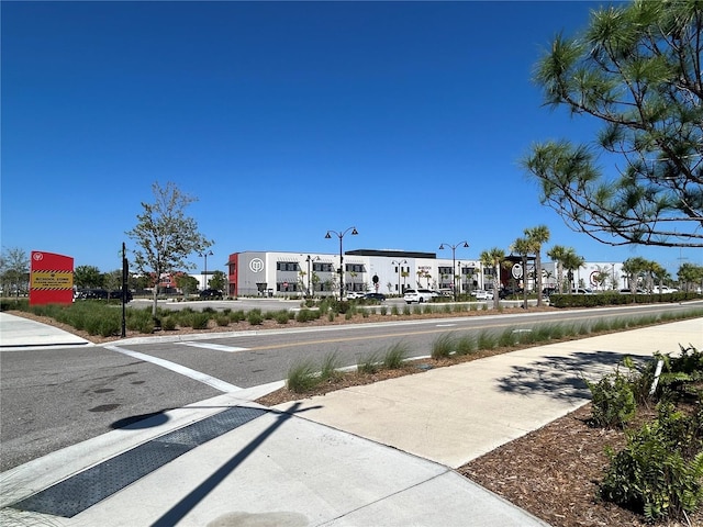 view of street with sidewalks