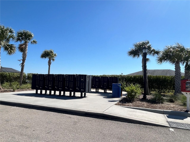 view of community featuring mail area