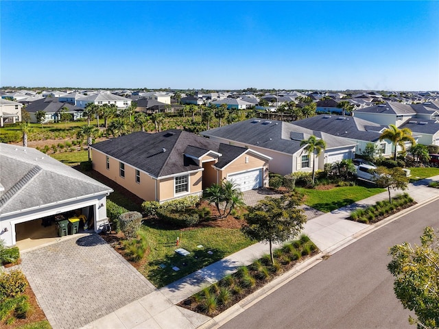 drone / aerial view featuring a residential view