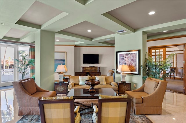 lobby featuring visible vents