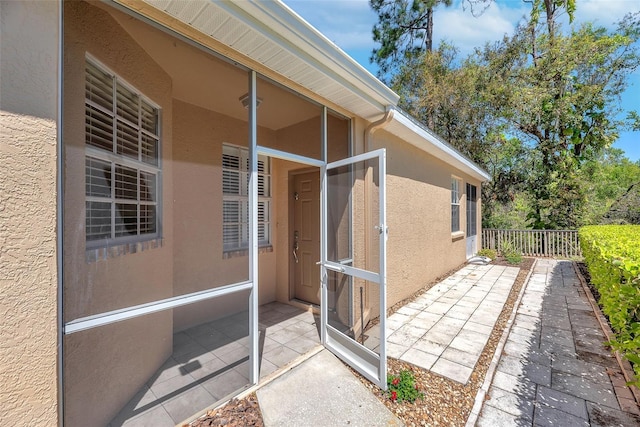 view of patio / terrace with fence