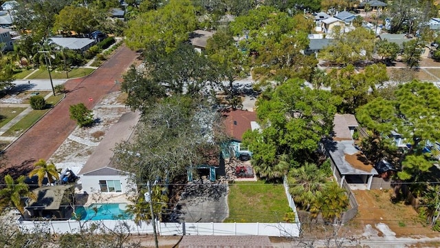 birds eye view of property featuring a residential view