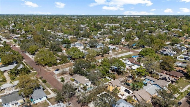 aerial view featuring a residential view