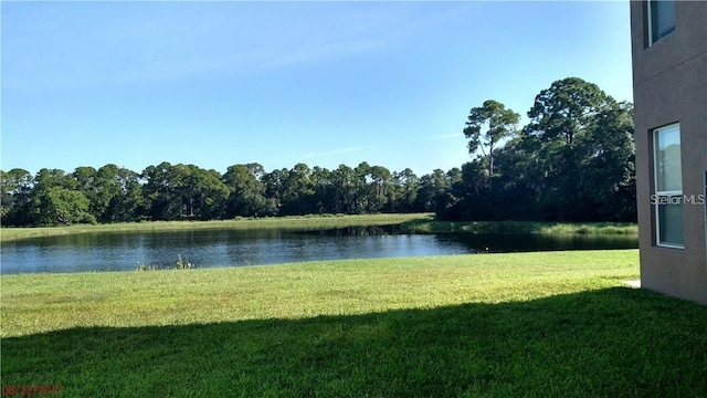 view of water feature