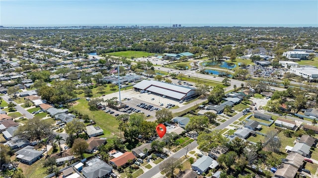 bird's eye view featuring a residential view