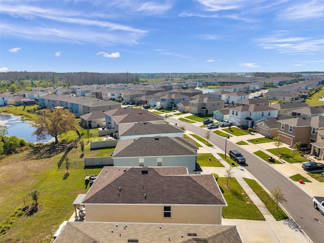 birds eye view of property featuring a residential view