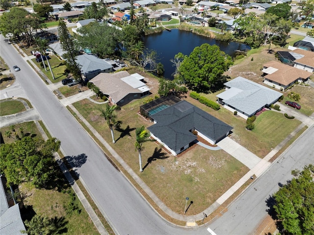 2008 41st St W, Bradenton, FL 34205 - birds eye view of property with a residential view and a water view