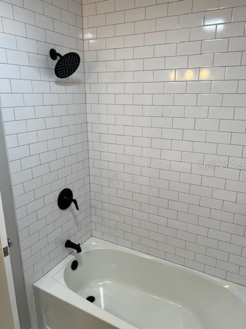 full bathroom featuring tub / shower combination