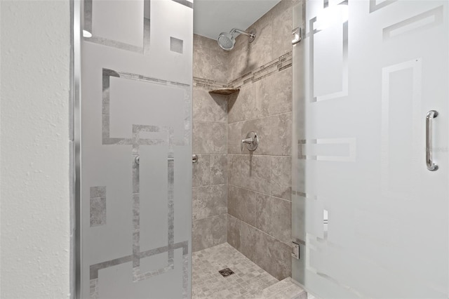 full bathroom with a stall shower