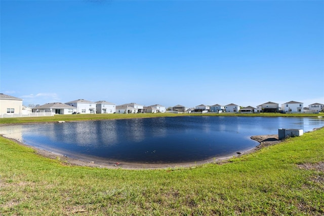 water view with a residential view