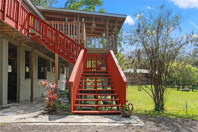 view of staircase