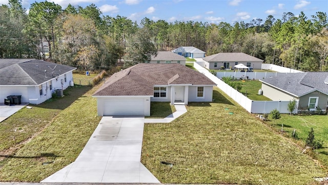 drone / aerial view featuring a residential view