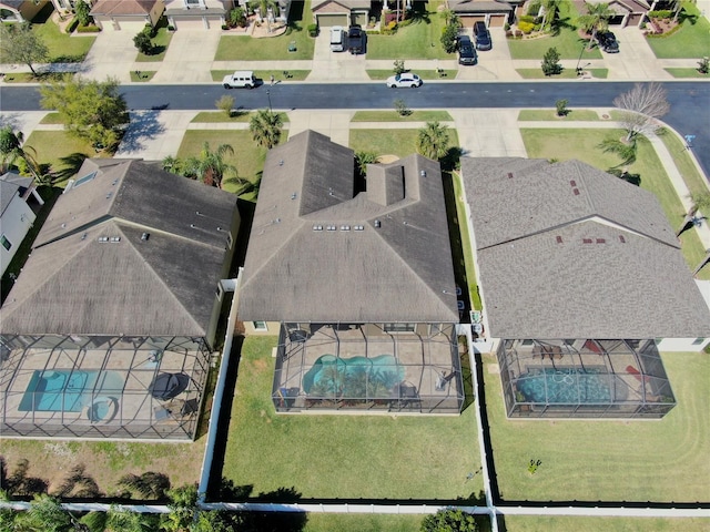 birds eye view of property featuring a residential view