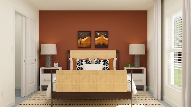 10578 Gable Dig Loop, San Antonio, FL 33576 - bedroom featuring baseboards and an accent wall