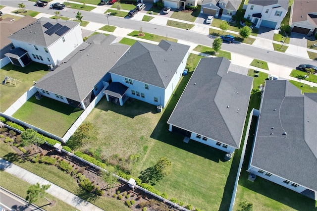 bird's eye view featuring a residential view