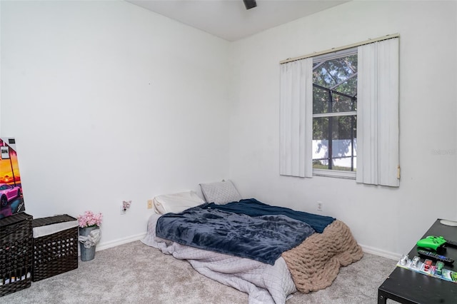 7581 Palmer Glen Cir, Sarasota, FL 34240 - carpeted bedroom with baseboards and ceiling fan