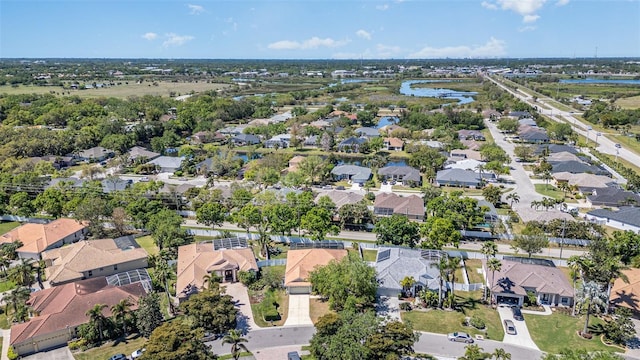 7581 Palmer Glen Cir, Sarasota, FL 34240 - aerial overview of property's location featuring nearby suburban area and a nearby body of water