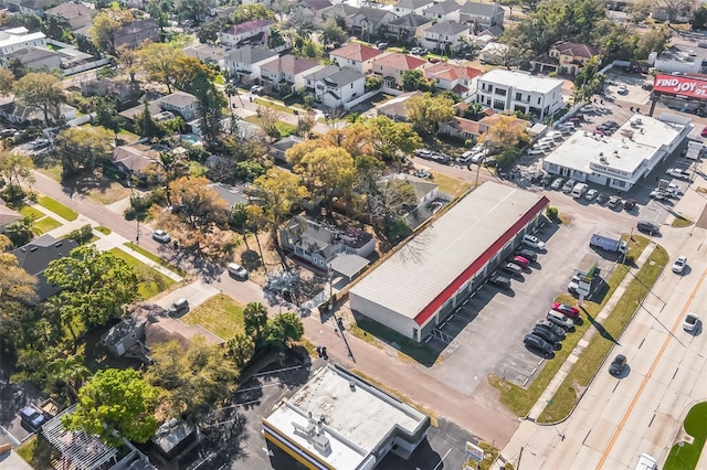 aerial view featuring a residential view