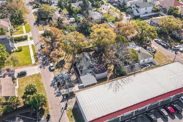 drone / aerial view featuring a residential view