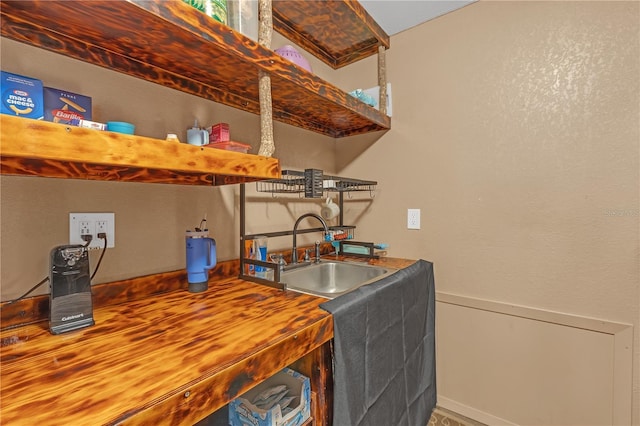 laundry area featuring a sink