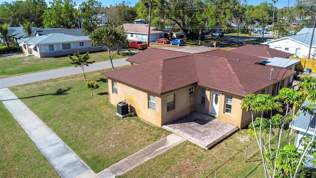 bird's eye view featuring a residential view