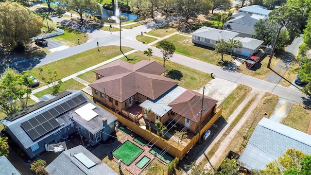 birds eye view of property featuring a residential view