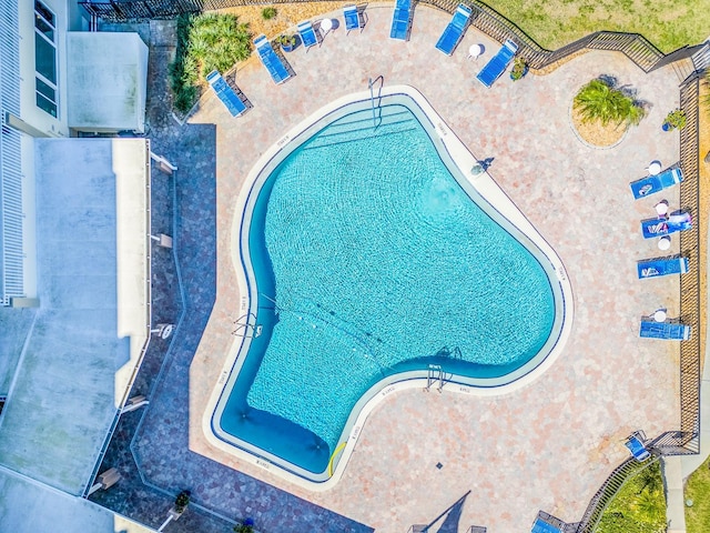 view of pool