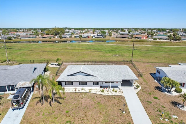 1021 Augusta Dr, Sun City Center, FL 33573 - bird's eye view featuring a residential view