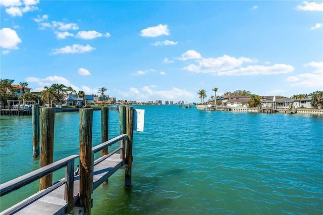 517 Belle Isle Ave, Belleair Beach, FL 33786 - view of dock with a water view