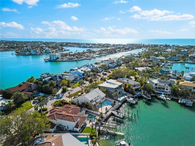 517 Belle Isle Ave, Belleair Beach, FL 33786 - aerial view featuring a water view