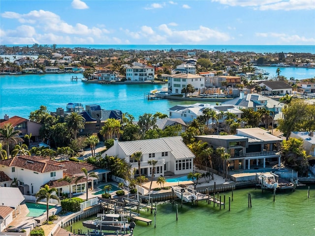 517 Belle Isle Ave, Belleair Beach, FL 33786 - aerial view featuring a water view