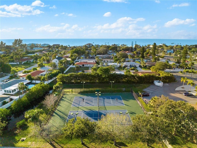 517 Belle Isle Ave, Belleair Beach, FL 33786 - birds eye view of property featuring a residential view and a water view