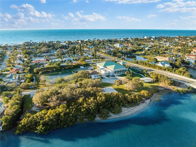 517 Belle Isle Ave, Belleair Beach, FL 33786 - drone / aerial view featuring a water view