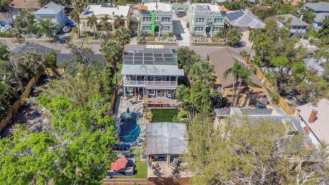 bird's eye view featuring a residential view