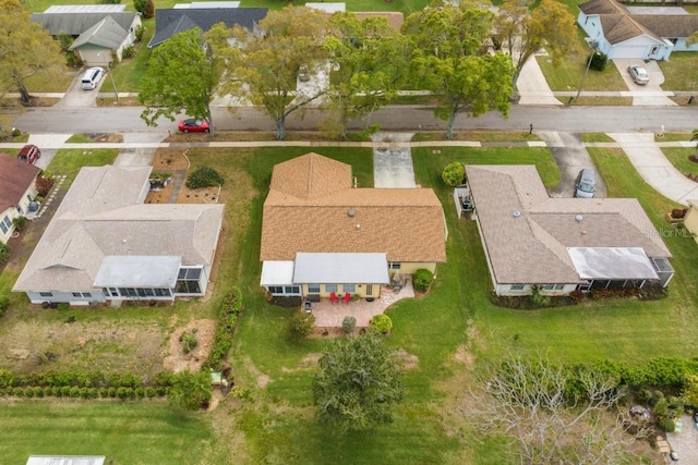 birds eye view of property featuring a residential view