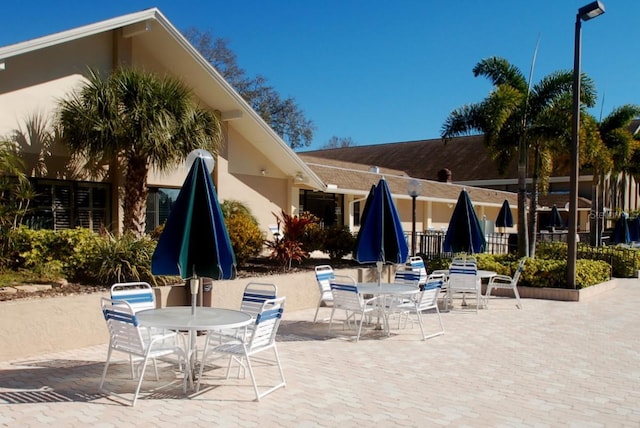 view of patio / terrace with outdoor dining area