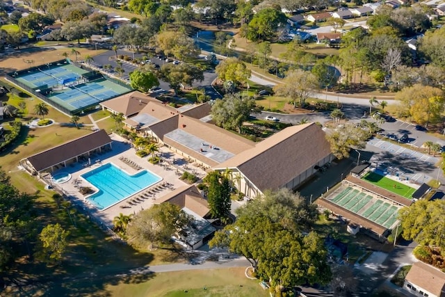 bird's eye view featuring a residential view