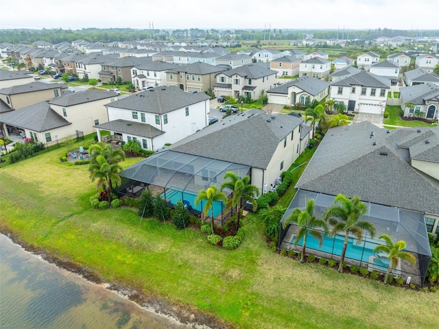 birds eye view of property featuring a residential view