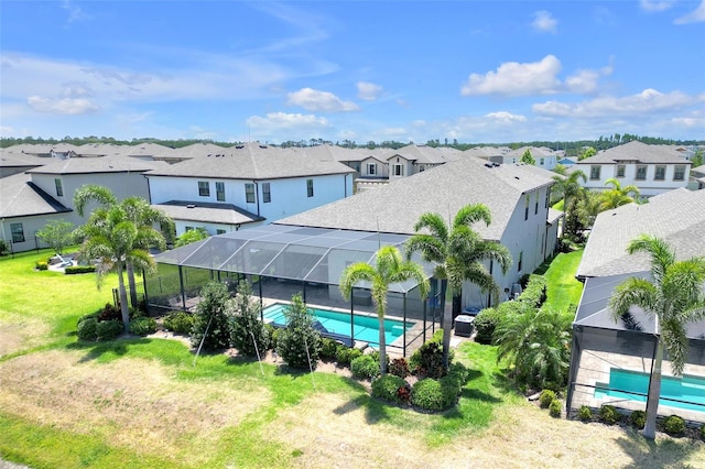 exterior space featuring a residential view