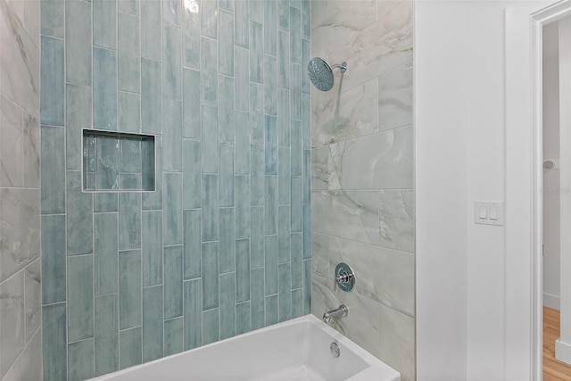 full bathroom featuring shower / washtub combination