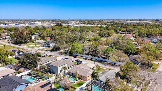 birds eye view of property featuring a residential view