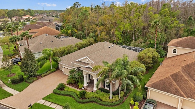 birds eye view of property featuring a residential view