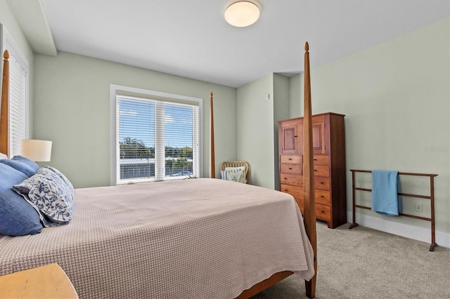 bedroom featuring carpet flooring