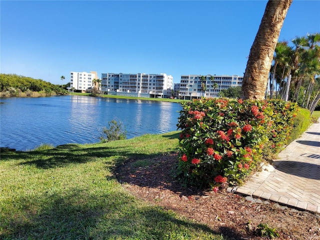 view of water feature