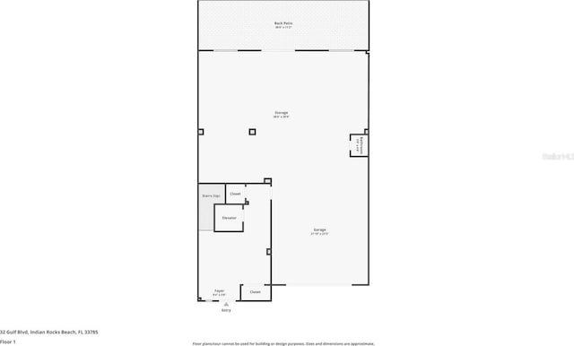 32 Gulf Blvd, Indian Rocks Beach, FL 33785 - view of property floor plan