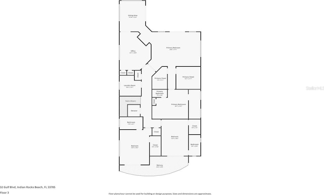 32 Gulf Blvd, Indian Rocks Beach, FL 33785 - view of home floor plan