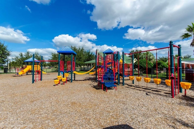 view of communal playground